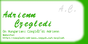 adrienn czegledi business card